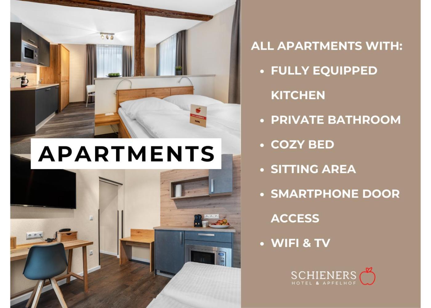 Schieners Hotel & Apfelhof Apartments Wemding ภายนอก รูปภาพ